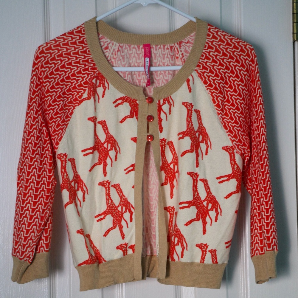 Giraffe Sweater Medium from Plenty by Tracy Reese
